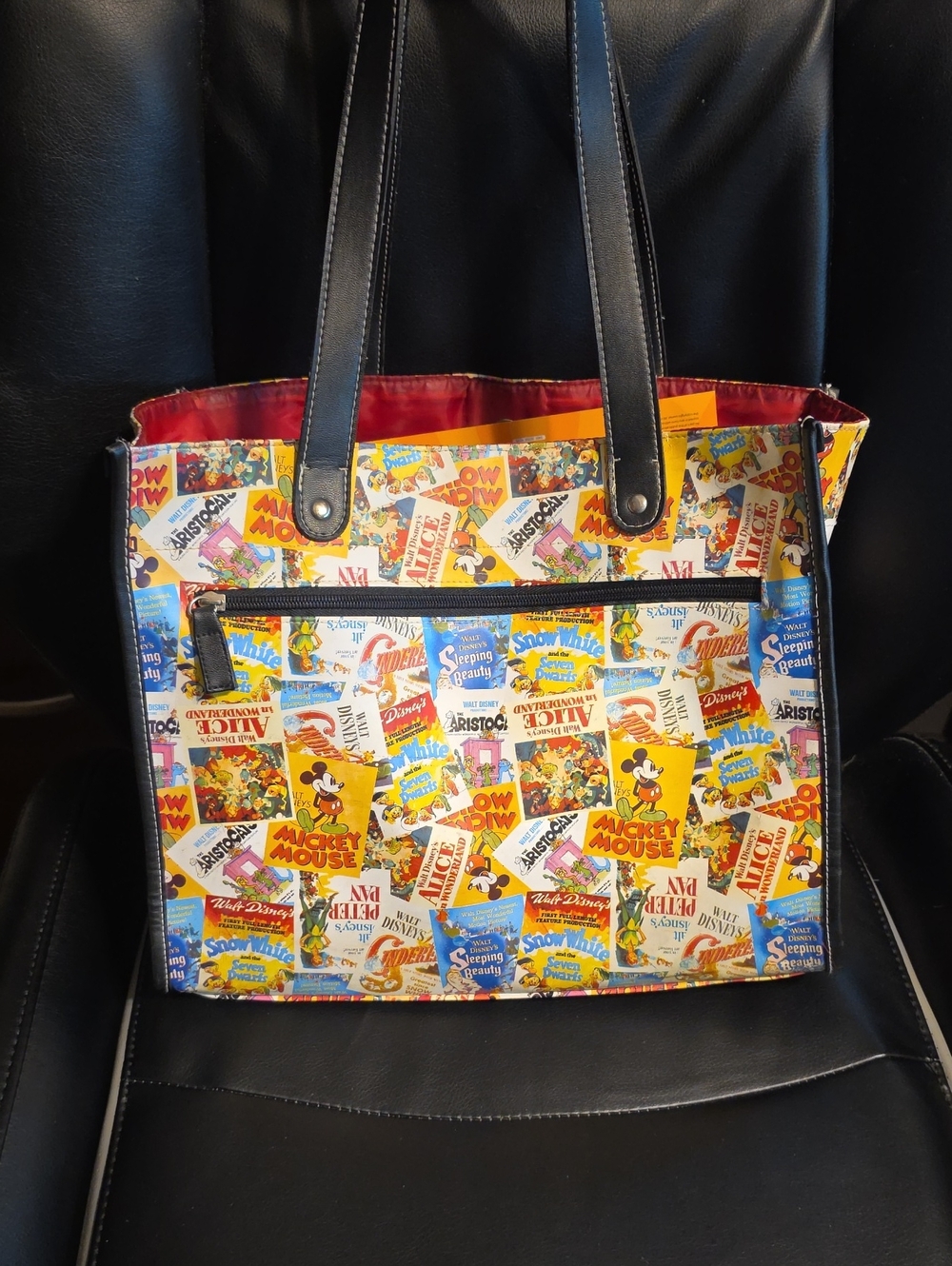 Disney-themed Multicolor Tote Bag with Bundle Of Disney Fun